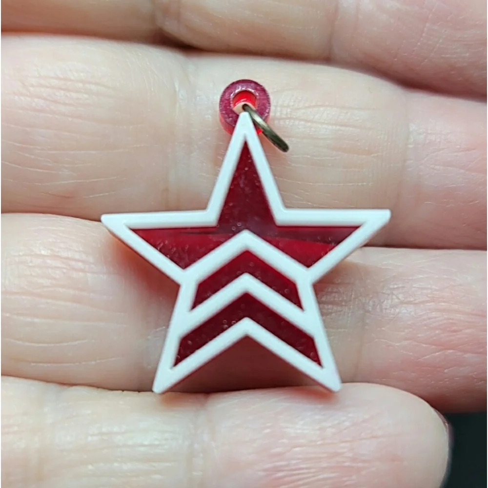 Mass Effect Renegade Star Pendant
